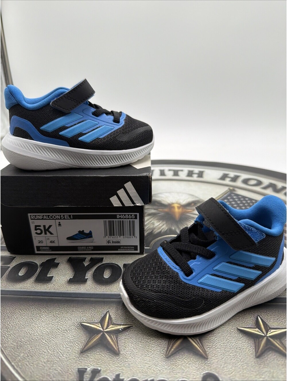 adidas Runfalcon 5 EL I Unisex Size 5K Sneakers Athletic Shoes IH6865